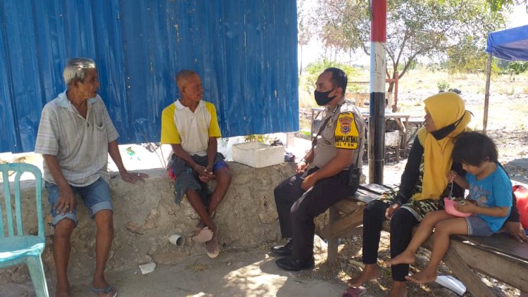 Bhabinkamtibmas TDM Laksanakan Patroli Dialogis bersama Warga