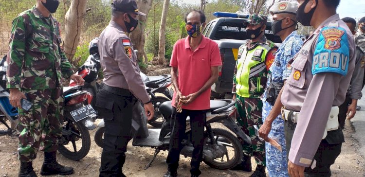 Polsek Maulafa Bersama Tiga Pilar Melaksanakan Operasi Yustisi Edukasi dan Pendisiplinan Masyarakat
