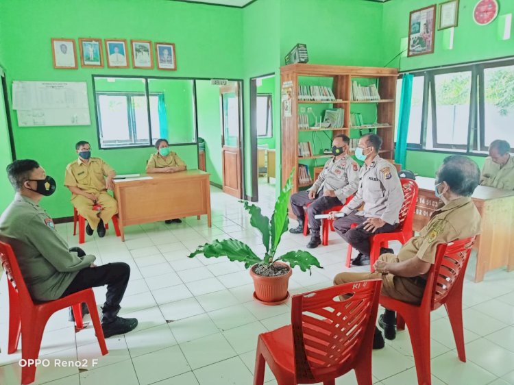 JALIN SILATURAHMI DAN KOORDINASI, SAT BINMAS POLRES KUPANG KOTA SAMBANGI KANTOR KELURAHAN PENFUI