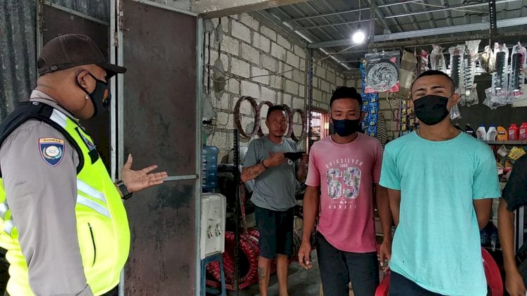 Sambang Dan Patroli Dialogis Bhabinkamtibmas Himbau Warga Binaan Patuhi Protokol Kesehatan
