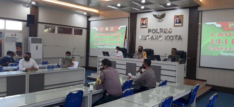 Upaya Antisipasi Pencegahan Covid-19, Polres Kupang Kota Aktifkan 51 Kelurahan Tangguh Nusantara Di Kota Kupang