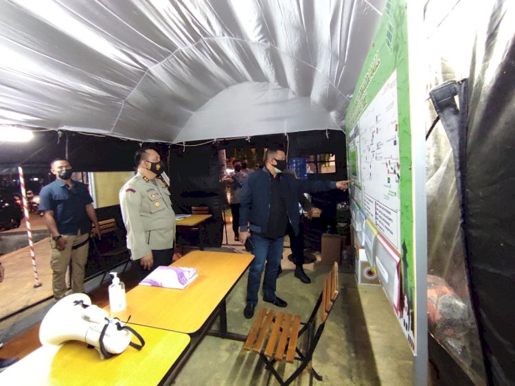 Kapolda NTT Kunjungi Pos Pengamanan Idul Fitri Polres Kupang Kota