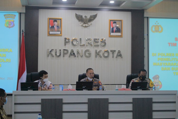 Penelitian Tim Puslitbang Polri di Polres Kupang Kota Terkait Kepercayaan Masyarakat Terhadap Kinerja Polri