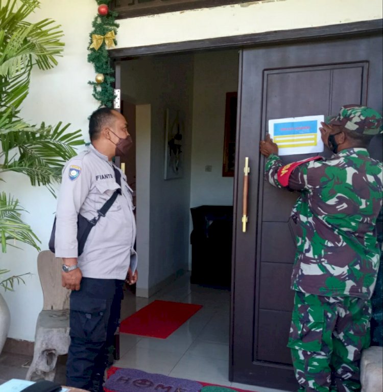 Sambang dan Patroli Dialogis, Bhabinkamtibmas Polsek Alak Tetap Himbau Warga Patuhi Protokol Kesehatan Cegah Covid-19