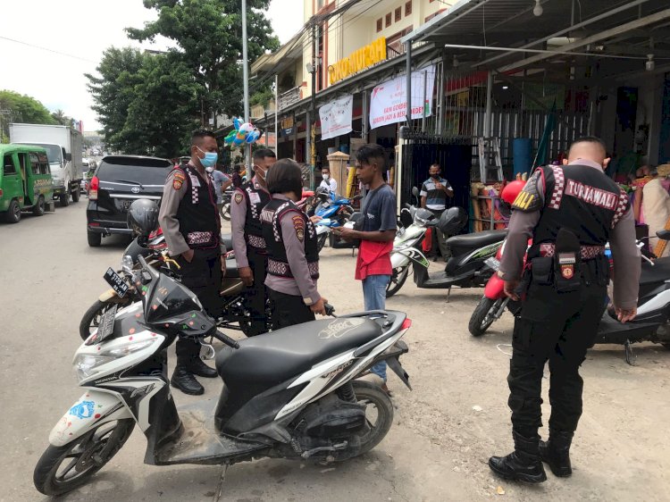Sat Sabara Unit Turjawali Laksanakan Penertiban Parkir Liar