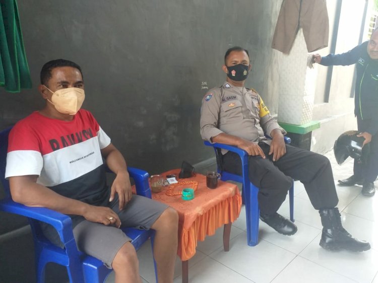 Wujudkan Keamanan dalam Lingkungan Bhabinkamtibmas Sambang Warga Binaan
