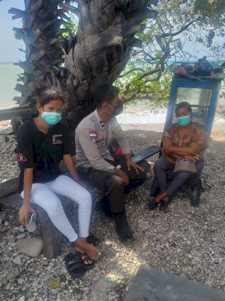 Sampaikan Pesan Kamtibmas, Bhabinkamtibmas Polsek Kelapa Lima Sambang Warga Binaan