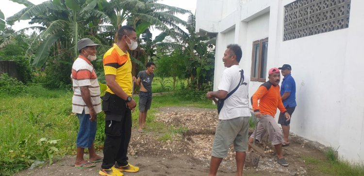 Ajak Warga Patuhi Protokol Kesehatan dan Kamtibmas, Bhabinkamtibmas Kelurahan Bakunase 2 Himbau Warga Binaan