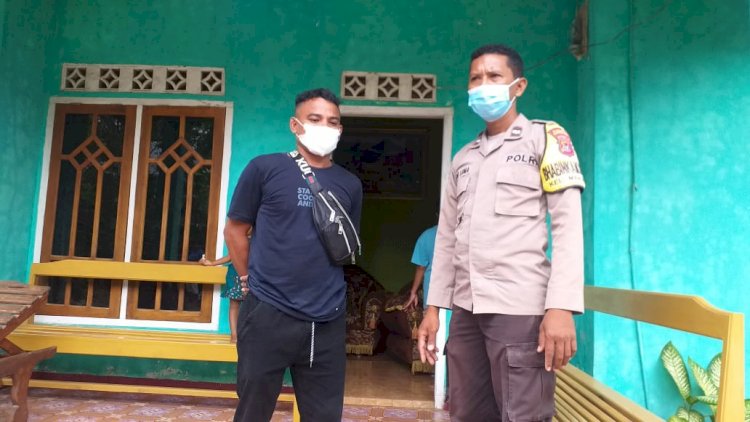 Sampaikan Pesan Kamtibmas, Bhabinkamtibmas Polsek Alak Sambang Warga Binaan