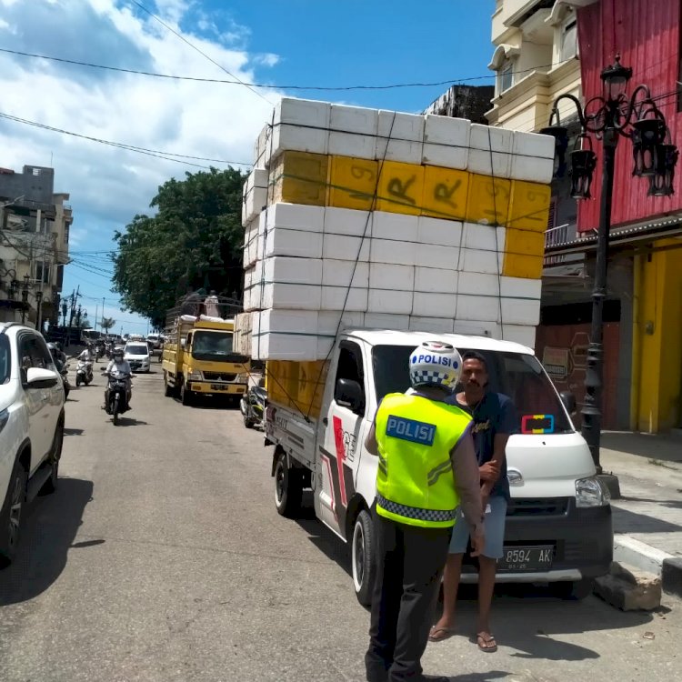 Tertibkan Truk atau Kendaraan ODOL, Ini yang Dilakukan Satlantas Polres Kupang Kota