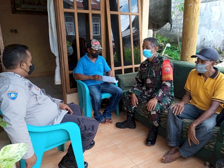 Sampaikan Pesan Kamtibmas, Bhabinkamtibmas Polsek Maulafa Sambang Warga Binaannya