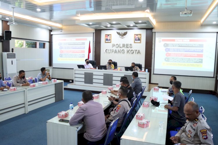Jelang Paskah, Polres Kupang Kota Gelar Latihan Pra Operasi Semana Santa Turangga 2022