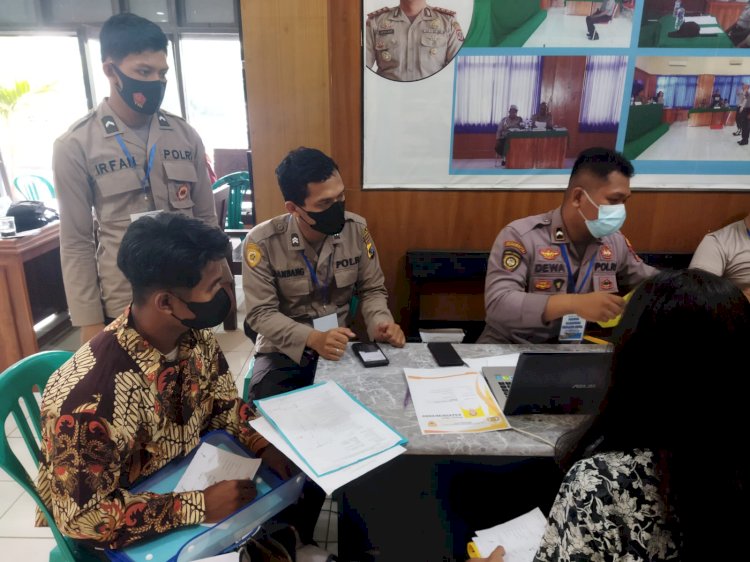 Polres Kupang Kota Lakukan Verifikasi Data Bagi Peserta Seleksi Akpol Dan Bintara Polri