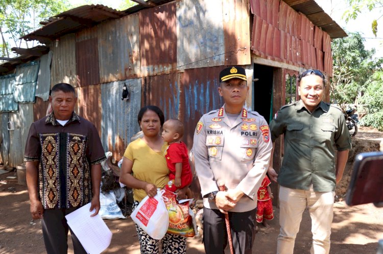 POLRESTA KUPANG KOTA DAN CT. ARSA FONDATION GELAR KEGIATAN BHAKTI KESEHATAN DAN BHAKTI SOSIAL DI GEREJA BAHTERA HAYAT OSMOK.