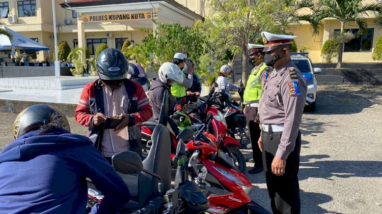 Jangan Lakukan Pelanggaran Ini Jika Tidak Mau Terjaring Operasi Patuh Turangga 2022 Polresta Kupang Kota