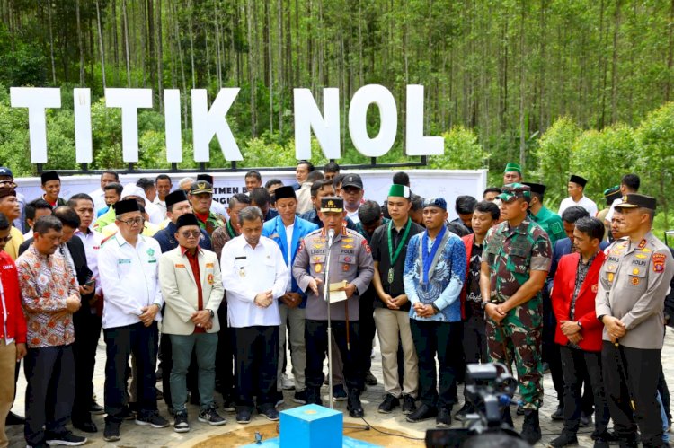 Gelar Bakti Kesehatan di Titik 0 IKN, Kapolri Gelorakan Visi Indonesia Emas 2045