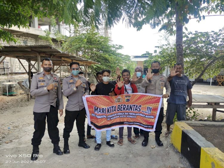Satuan Binmas Polresta Kupang Kota Terus Laksanakan Operasi Bina Kusuma Turangga 2022.
