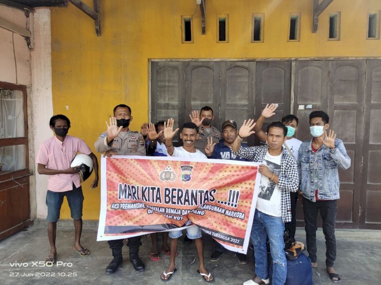 Satuan Binmas Polresta Kupang Kota Terus Laksanakan Operasi Bina Kusuma Turangga 2022.