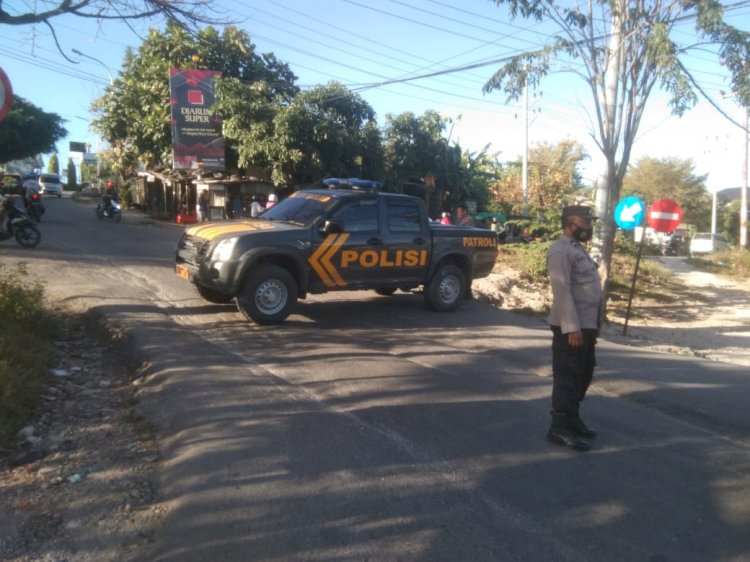 Personil Polsek Maulafa Laksanakan Giat Strong Point Pagi.