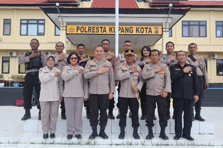 Polresta Kupang Kota terima Tim Peneliti Puslitbang POLRI