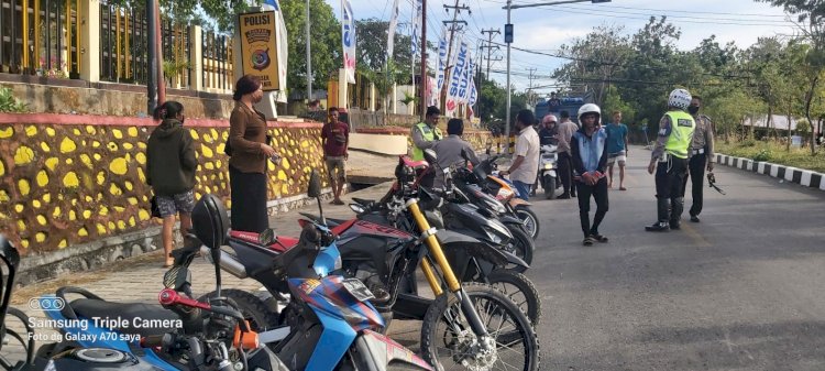 Polresta Kupang Kota Tingkatkan Penertiban Motor Knalpot Racing.