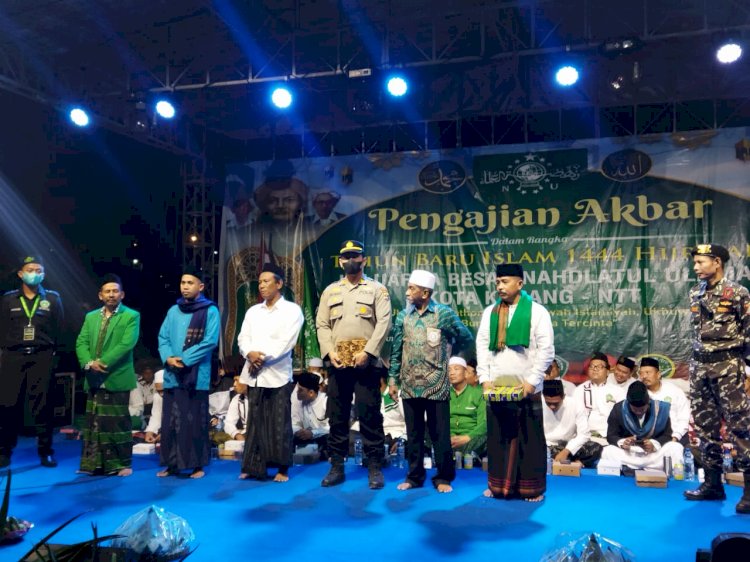 Kapolresta Kupang Kota hadiri Kegiatan Tabligh Akbar atau Pengajian Tahun Baru 1444 H