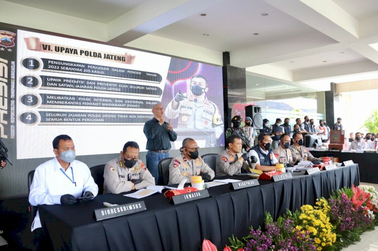 Polda Jateng Tangkap Ratusan Pelaku Judi dalam 1 hari , Kapolda Jateng : Libatkan juga Tokoh Masyarakat dalam pembinaan