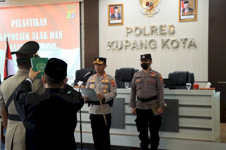 Hari Ini Kapolresta Lantik Kapolsek Alak dan Kasat Intelkam Polresta Kupang Kota