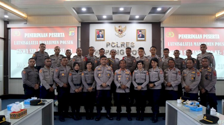 Kapolresta Kupang Kota Menerima 22 Siswa Setukpa Angkatan 51