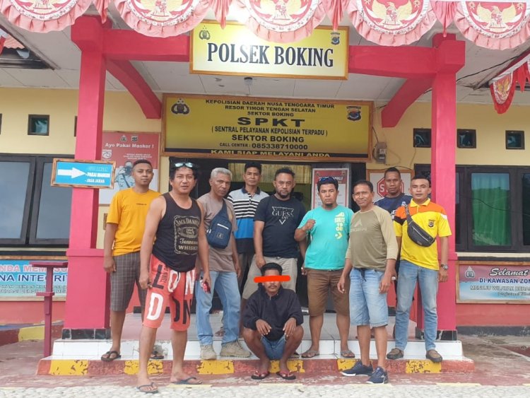 Kapolsek Maulafa dan Anggota Berhasil Amankan Tersangka Kasus Penganiayaan di Soe TTS.