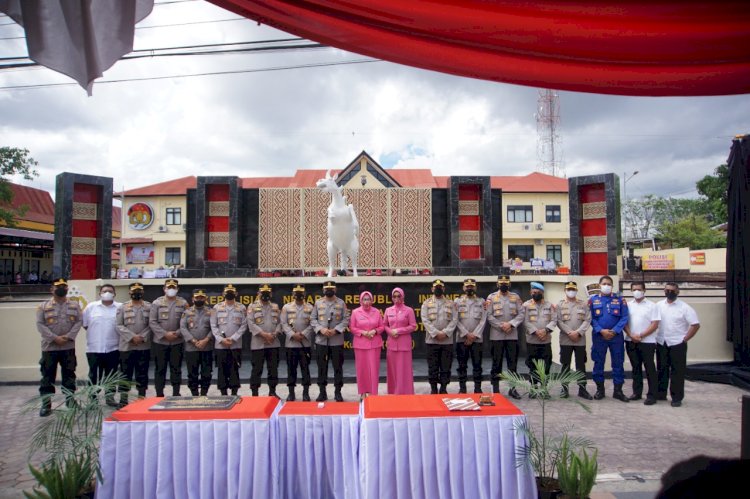 Kunjungan Kerja Kapolda NTT di Polresta Kupang Kota