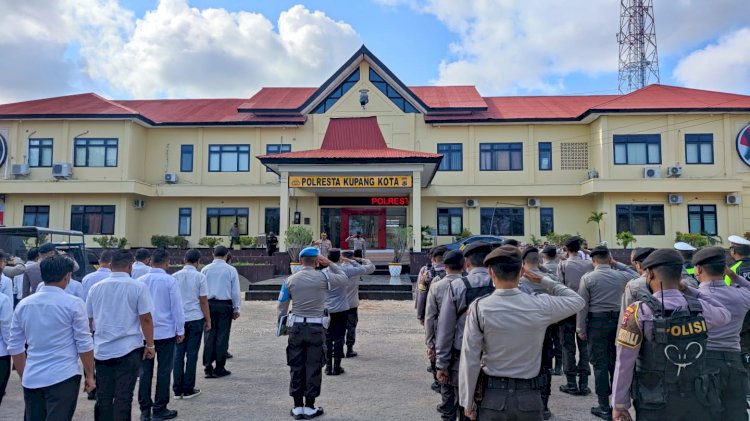 Pimipin Apel Pagi, Kapolresta Tekankan Anggota Untuk Beri Pelayanan Yang Optimal Buat Masyrakat