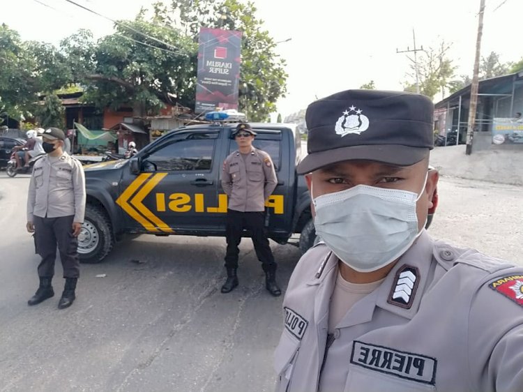 Kegiatan Strong Point Pagi Oleh Personel Polsek Maulafa