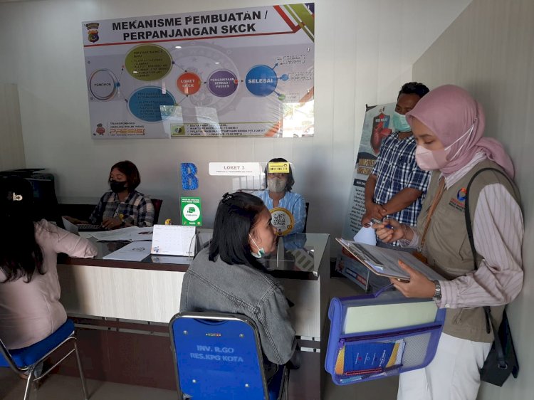 Ombudsman RI Perwakilan NTT Lakukan Penilaian Pelayanan Publik di Polresta Kupang Kota