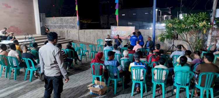 NGOPI Bareng Kapolresta Kupang Kota Digelar di Halaman Parkir Rukun Jaya TDM