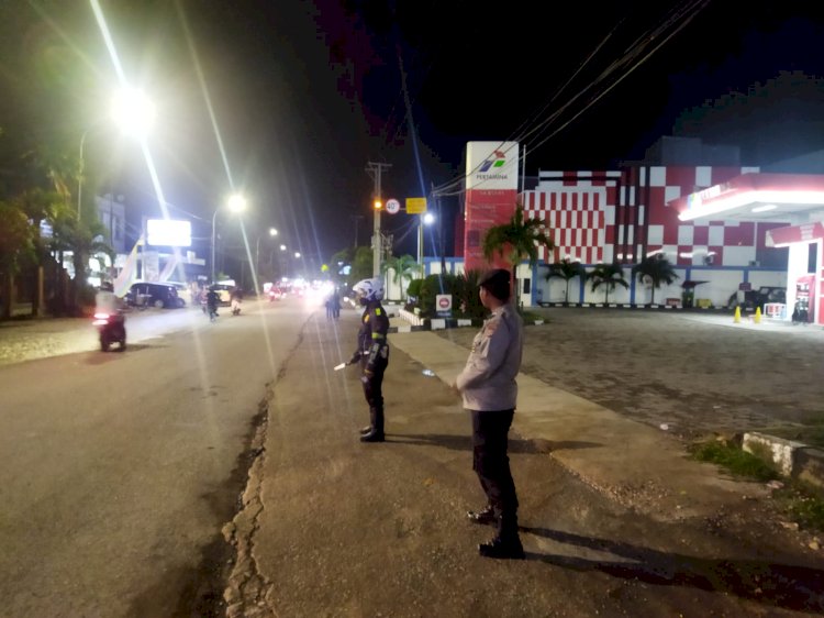 Polresta Kupang Kota Terus Lakukan Himbauan dan Teguran Tertib Berlalulintas di Malam Minggu