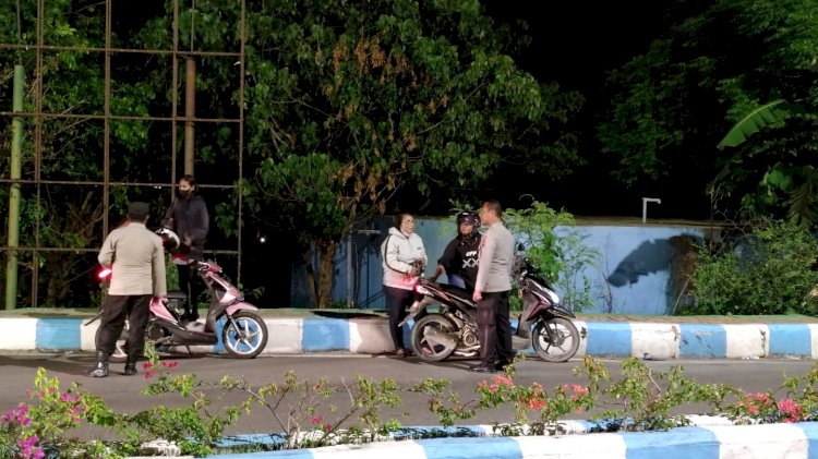 Antisipasi Kegiatan Masyarakat di Malam Minggu, Polresta Kupang Kota Laksanakan