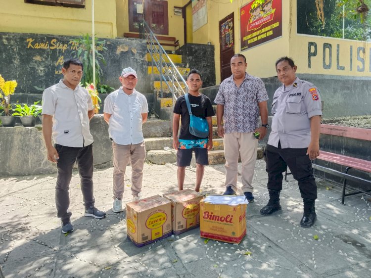 Polsubsektor Pelabuhan Tenau Amankan 60 Liter