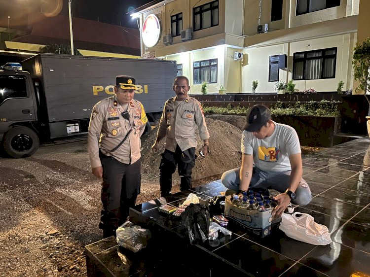 Miras, Petasan dan Knalpot Racing Jadi Target Operasi Pekat Oleh Polresta Kupang Kota