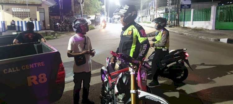 Hari Terakhir Pelaksanaan Operasi Pekat, Polresta Kupang Kota Amankan Motor Knalpot Racing.