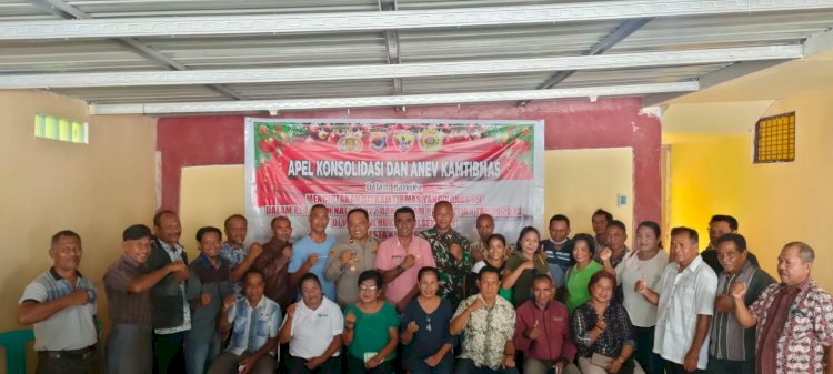 Kapolsek Alak Bersama Unsur Muspika Lakukan Apel Konsolidasi dan Anev Kamtibmas Dalam Rangka Menciptakan Sitkamtibmas Yang Kondusif Dalam Perayaan Natal dan Tahun Baru