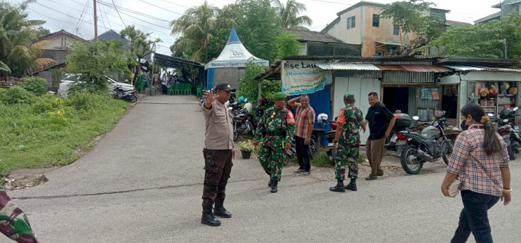 Tunjukan Rasa Empati, Babinkamtibmas Kelurahan Kolhua Melayat Warga Yang Meninggal