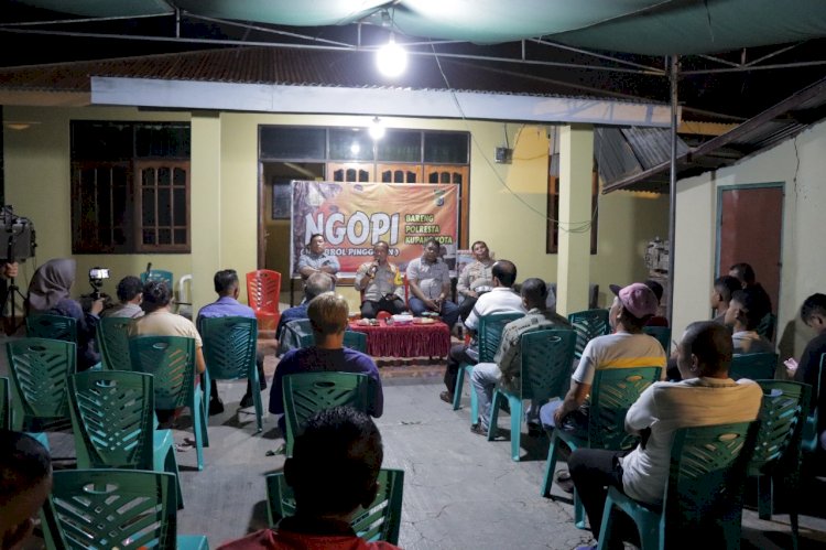 NGOPI Bareng Polresta Kupang Kota, Kapolresta Beri Himbauan Saat Menyambut Malam Tahun Baru