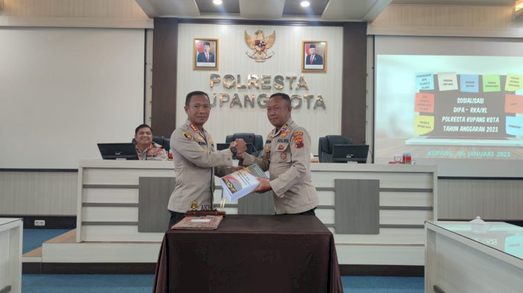 Kapolresta Kupang Kota Buka Sosialisasi Dipa RKA/KL Polresta Kupang Kota TA. 2023