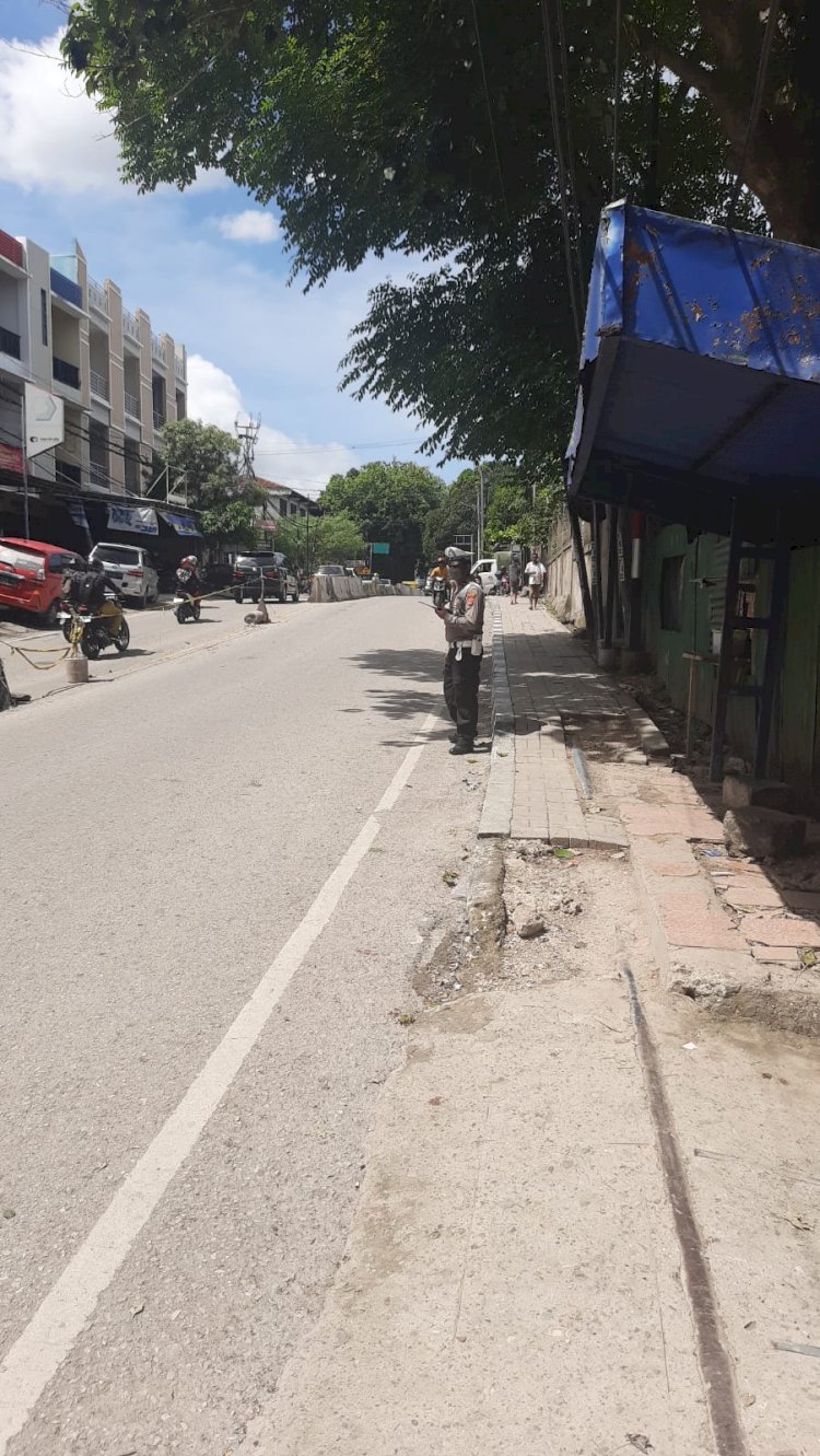 Antisipasi Parkir Liar dan Pelanggaran Kasat Mata, Sat Lantas Laksanakan Patroli