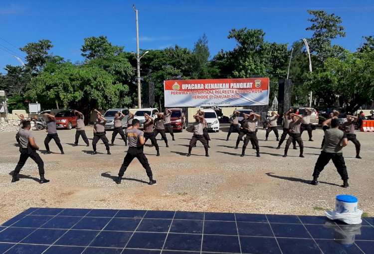 Kasat Samapta Pimpin Latihan Bela Diri Polri