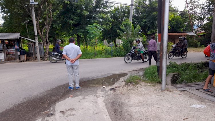 Polsek Maulafa Konsisten Laksanakan Strong Point Pengaturan Pagi.