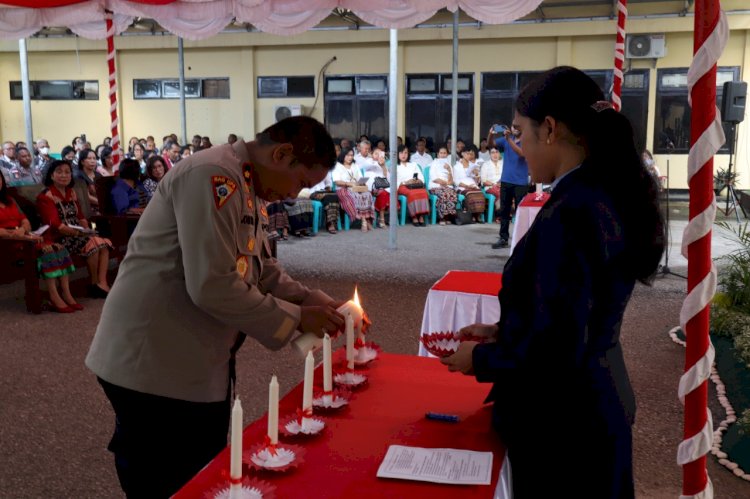 Sebuah Moment Toleransi, Polresta Kupang Kota Laksanakan Perayaan Natal Bersama