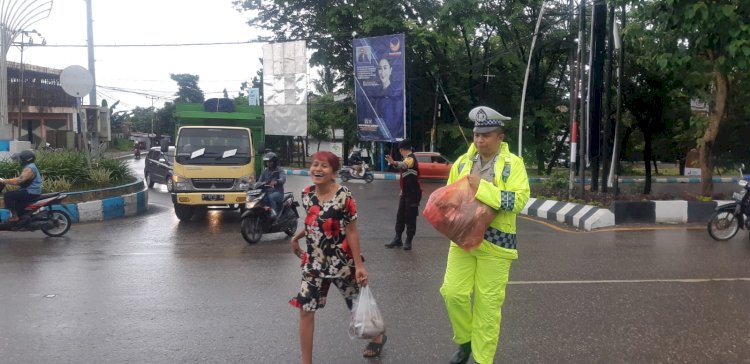 Himbauan Kamsel Tentang Tertib Lalin Oleh Sat Lantas Resta Kupang Kota