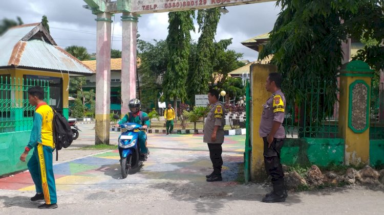 Polsek Alak Terus Laksanakan Gerakan Polisi Sahabat Pelajar di Wilayahnya